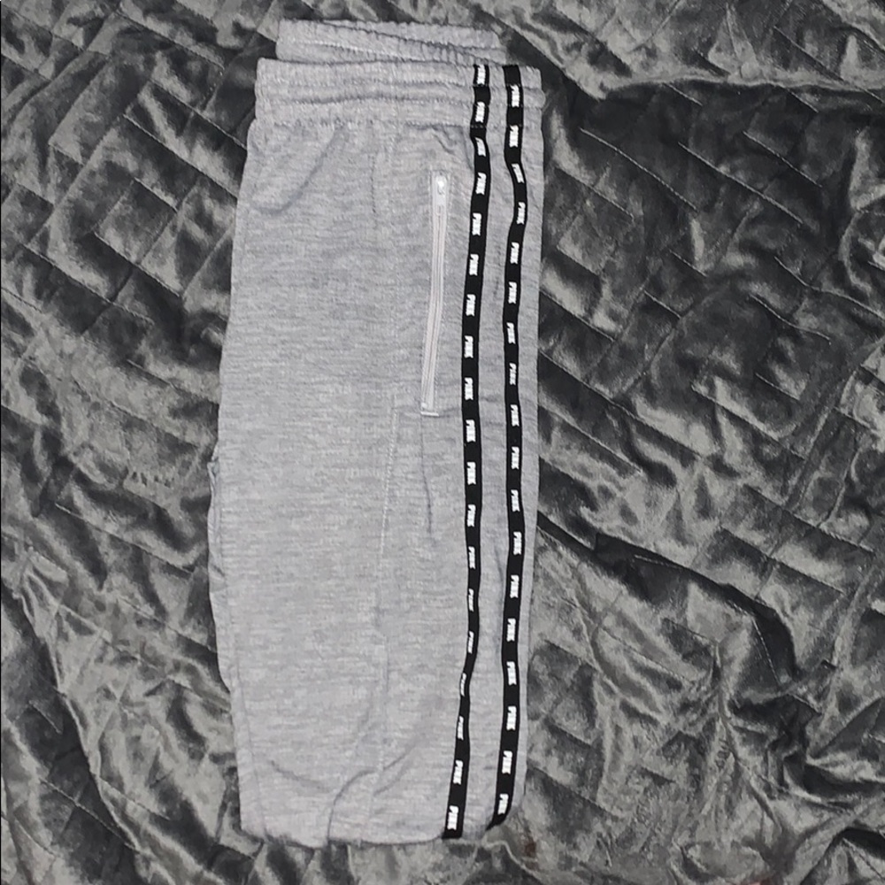 Pink skinny track pant